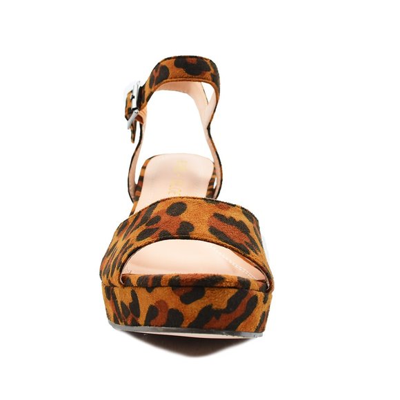 WOMEN'S ANKLE STRAP BLOCK HEELS - Picture 4 of 5